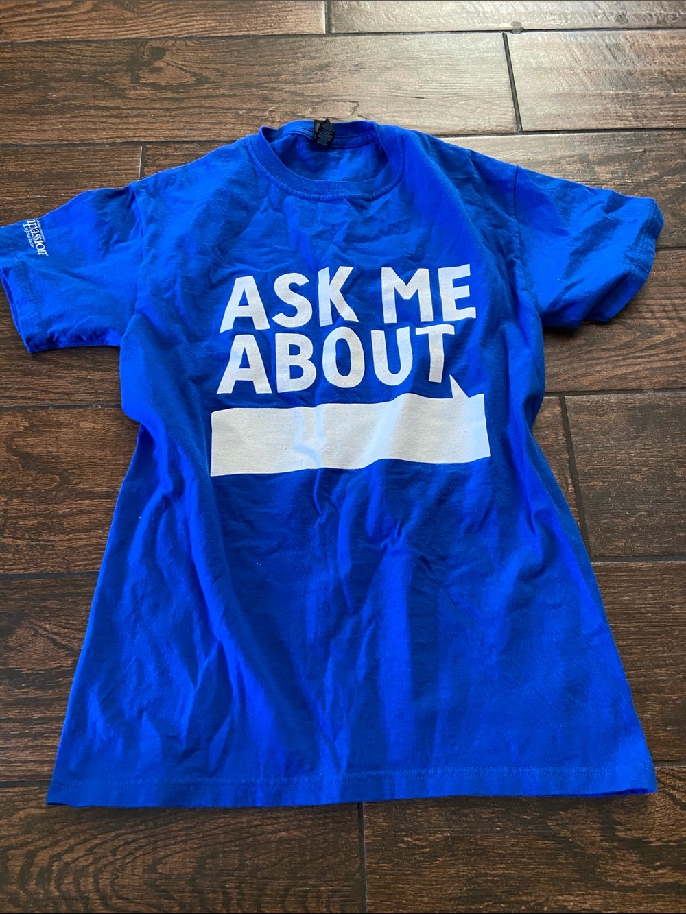 10/$50 M&O Kids Short Sleeve Royal Blue Graphic Tee - ASK ME ABOUT Size SP